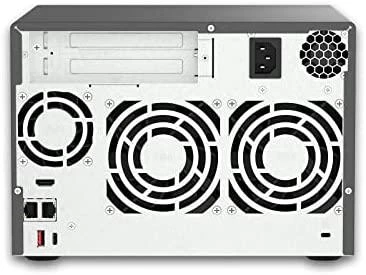 Serveris QNAP ZFS pagrįsta saugykla | TVS-h674-i5-32G su PCIe Gen 4 išplečiamumu 10/25GbE ryšiui, M.2 NVMe SSD talpyklą ir kelių gijų procesorius | Intel | i5-12400 6-branduolių/12-thread | 32 GB | DDR4 SODIMM | Juodas