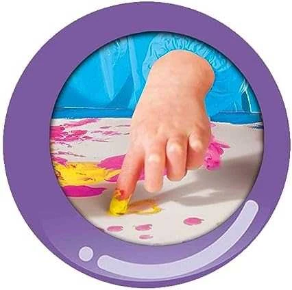 SES Eco Girly 4 spalvų pirštų dažai