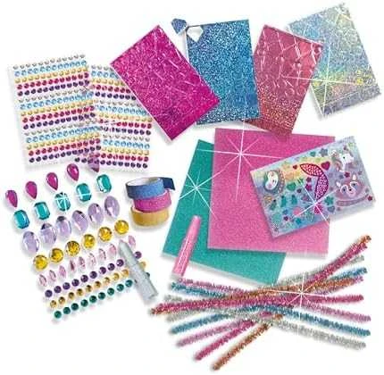 Ses_Creative Kūrybos rinkinys SES Creative Glitter Craft Box 14139