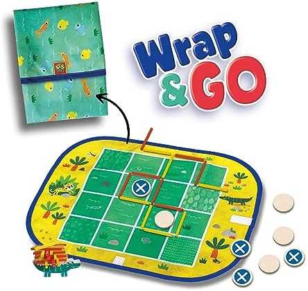 SES Stalo žaidimų rinkinys Wrap&Go 3in1 kelionėms
