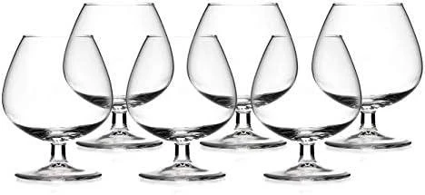 Royal Leerdam Diamond Deimantinis 6 brendžio stiklinių rinkinys, 240 ml