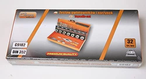 Grąžtas RICHMANN Srieg.-sriegpj. rinkinys M3-M12, 32 vnt.