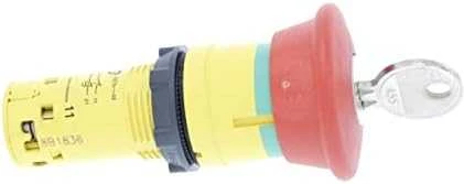 Schneider Electric Saugos mygtukas 22mm 2R IP65 raktas (XB7NS94444)