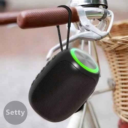 Ausinės TelForceone Setty garsiakalbis mini tube RGB GB-800 juodos spalvos