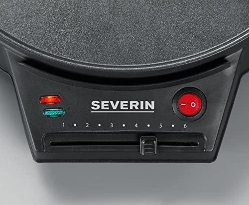 Blynelių keptuvė Severin CM 2198 Crepes Maker Juoda, 1000 W