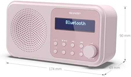 Sharp | Tokyo Digital Radio | DR-P420(PK) | Bluetooth | Belaidė jungtis | Portable | Rožinė
