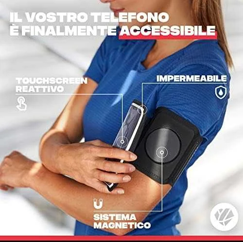 Shapeheart Pas bėgiojimui su pokromenem na telefone oczana NHR AMZ roz.XL < 16,5 cm