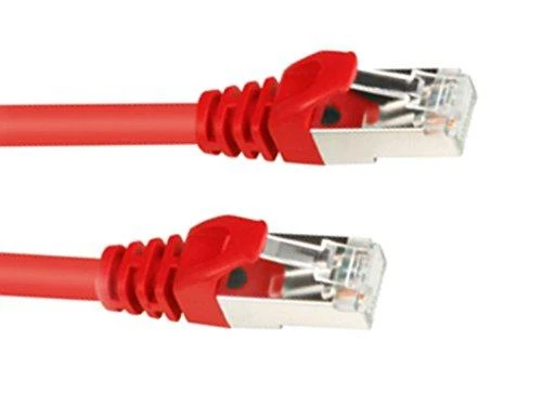 Sharkoon Kabelis RJ45 CAT.6 SFTP 2,0m raudona