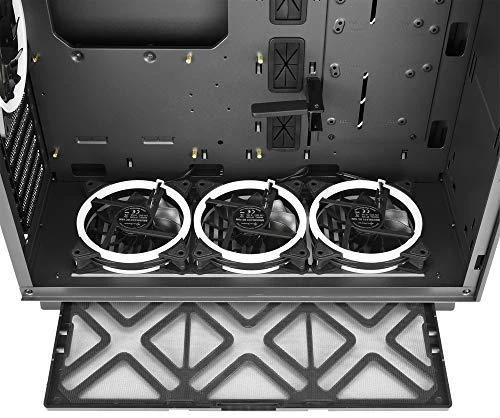 Sharkoon PURE STEEL RGB, Tower-case - juodas, gehrtetes Glas