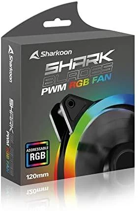 Sharkoon SHARK Blades PWM | 120 mm korpuso ventiliatorius