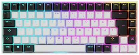 Sharkoon SKILLER SGK50 S3, Gaming-klaviatūra - baltas, DE-išdėstymas, Gateron Raudona