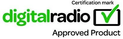 Sharp DR-450(BK) radijo imtuvas Laikrodis Juoda