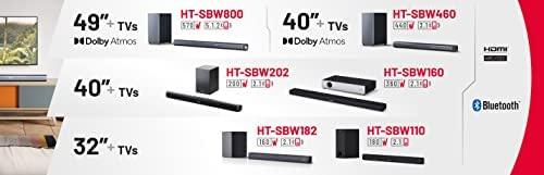 Namų kino sistema Sharp HT-SBW110 garso sistemos (soundbar) kolonėlė 2.1 kanalai 180 W Juoda