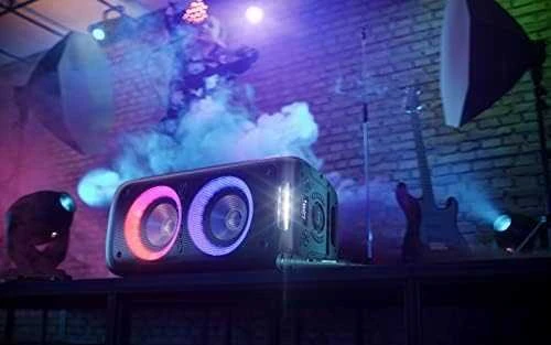 Sharp PS-949 Party Speaker with Built-in Baterija | Sharp | Party Speaker | PS-949 XParty Street Beat | 132 W | Atsparus vandeniui | Bluetooth | Belaidė jungtis | Portable | Juodas