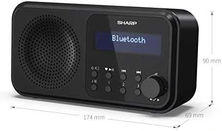 Radijo imtuvas Sharp DR-P420(BK), Juodas