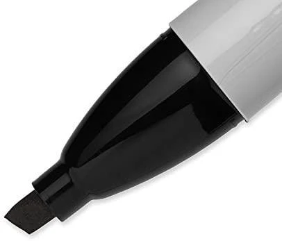 Sharpie Chisel žymeklis, juodas (pakuotėje 2 vnt.) 4,5 mm - 1986195
