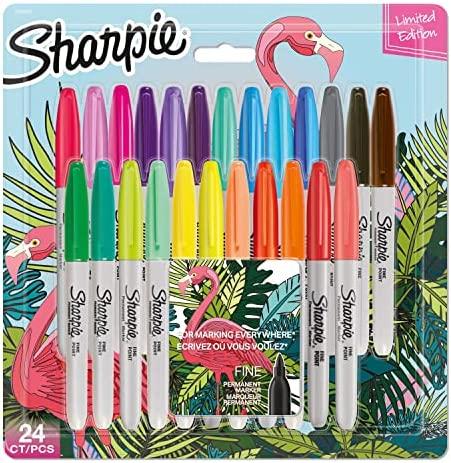 Markerių rinkinys Sharpie Fine Flaming 24 vnt. - 2169766