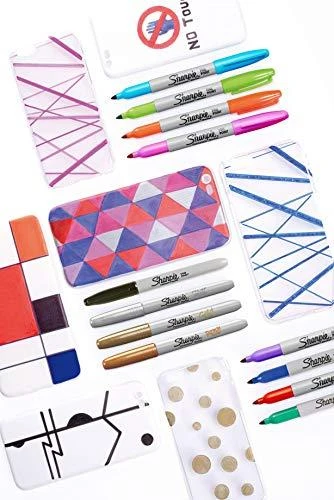 Sharpie smulkūs juodi markeriai (24 vnt. dėžutėje) - 2077128