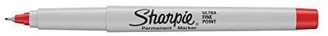 Sharpie Ultra Fine itin ploni standartinių spalvų žymekliai, 4 vnt., 0,5 mm - 1985879