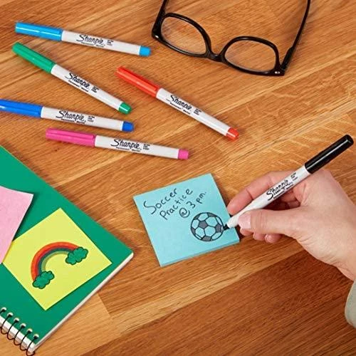 Sharpie Ultra Fine itin ploni standartinių spalvų žymekliai, 4 vnt., 0,5 mm - 1985879