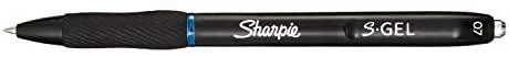 Sharpie S-Gel, ištraukiamas gelinis rašiklis, mėlynas, juodas, vidutinio dydžio, 0,7 mm, dėžutė