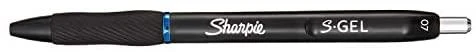 Sharpie S-Gel, ištraukiamas gelinis rašiklis, mėlynas, juodas, vidutinio dydžio, 0,7 mm, dėžutė