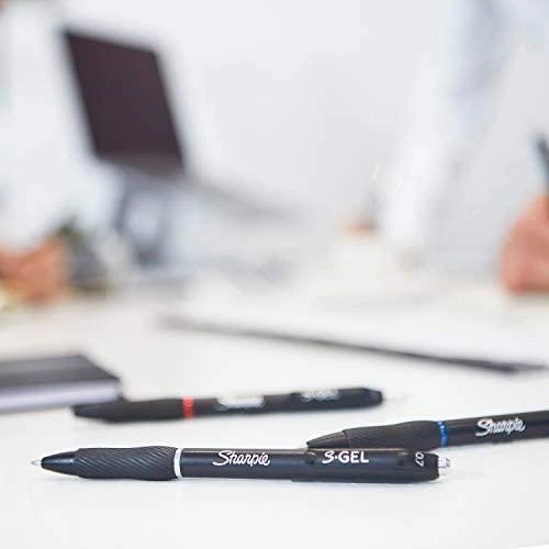 Irwin Rašiklis „Sharpie S-GEL", juodas, blist., 3 vnt.