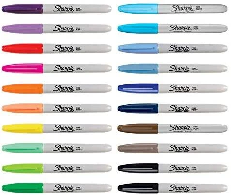 Stanley Markerių rinkinys Sharpie Fine Peacock 28 vnt. – 2058158