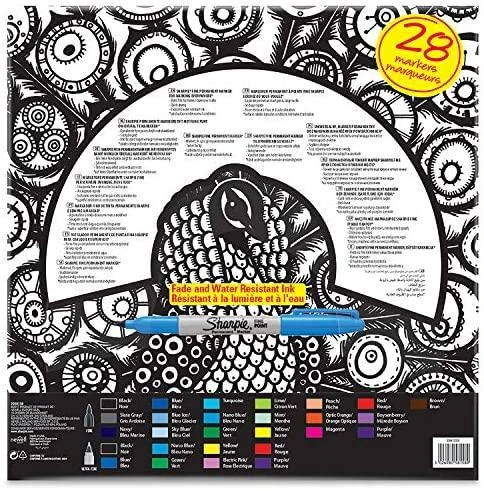 Stanley Markerių rinkinys Sharpie Fine Peacock 28 vnt. – 2058158
