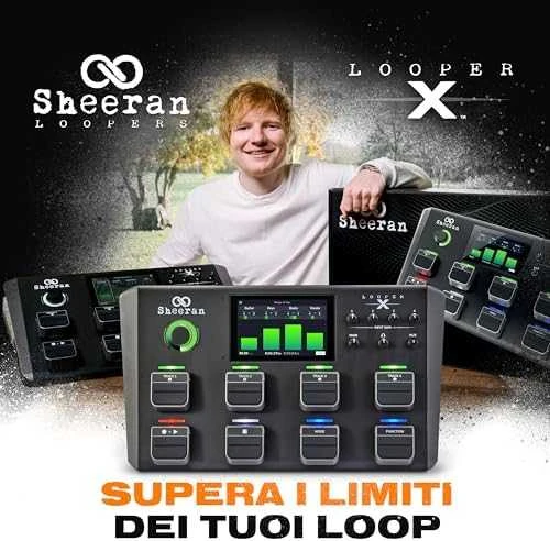 Garso Įranga - Looperis HeadRush Sheeran Looper X 32-bit Jutiklinis Ekranas Grafitas