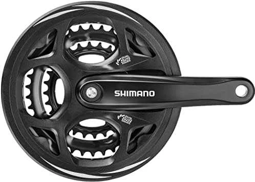 Priekinis žvaigždžių blokas Shimano ALTUS FC-M311-48T 175MM 7/8-speed juodas-48X38X28T