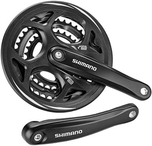 Priekinis žvaigždžių blokas Shimano ALTUS FC-M311-48T 175MM 7/8-speed juodas-48X38X28T