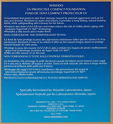 Shiseido Apsauga nuo saulės Compact Foundation SPF30, 12 g