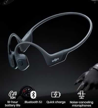 Belaidės ausinės Shokz Open Run Pro, Juodos