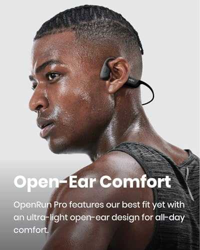 Belaidės ausinės Shokz Open Run Pro, Juodos