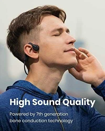 Belaidės ausinės Shokz Open Move, Pilkos