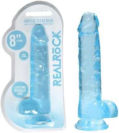 Realrock By Shots Realrock Dildo guminis silikoninis siūlas siurbtukas 21 cm