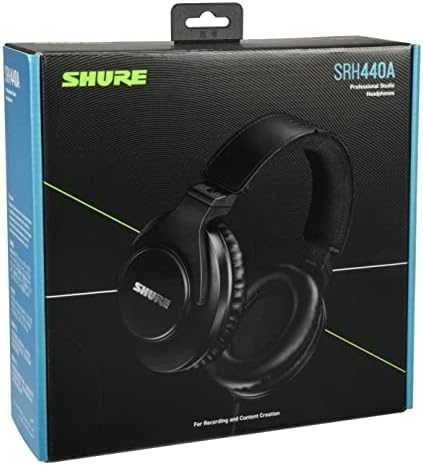 Shure SRH440A-EFS ausinės, juodos spalvos