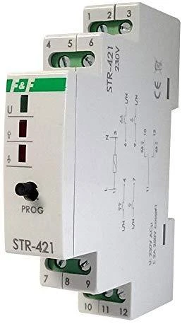 F&F Dviejų mygtukų roletų valdiklis 2A IP20 STR-421 230V