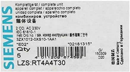 Siemens sąsajos relė 2P 16A 230V AC (LZS:RT4A4T30)