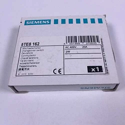 Siemens modulinis valdymo jungiklis 2 padėčių (I-II) 400V AC 20A 2CO 5TE8162