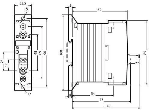 Siemens puslaidininkinis kontaktorius 10,5A 1P 24-230V AC 24V DC (3RF2310-1AA02)