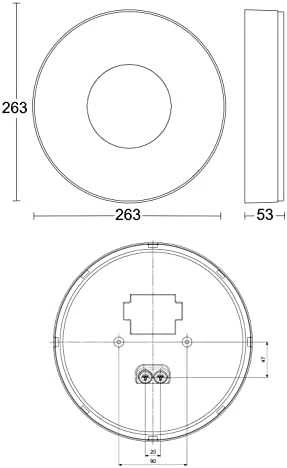 Lubinis šviestuvas STEINEL RS 200 SC Wireless Lubų/sienų antracitas