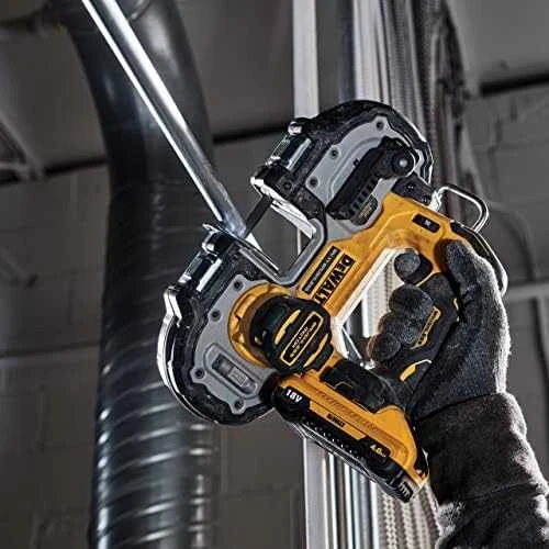 Juostinis pjūklas DeWalt DCS377NT; 18 V (be akumuliatoriaus ir pakrovėjo)