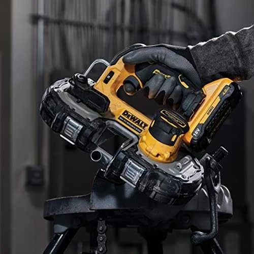 Juostinis pjūklas DeWalt DCS377NT; 18 V (be akumuliatoriaus ir pakrovėjo)