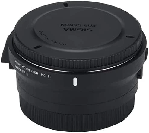 Objektyvas Stanley Sigma | Sumontuokite keitiklį MC-11 | Sony E-mount, skirtas Canon tvirtinimo objektyvams