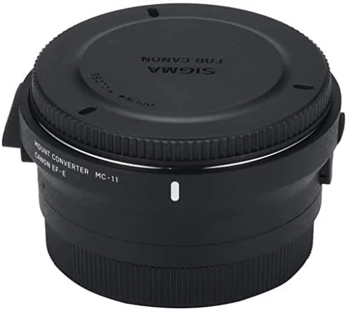 Objektyvas Stanley Sigma | Sumontuokite keitiklį MC-11 | Sony E-mount, skirtas Canon tvirtinimo objektyvams