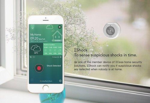 Sigma Casa Home Control Smart Shock Sensor für Fenster