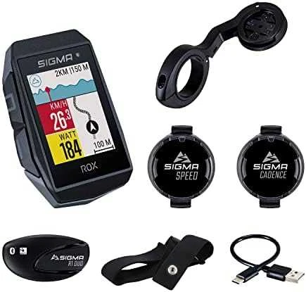 Dviračio kompiuteris SIGMA ROX 11.1 Evo GPS Juodas Sensor Set