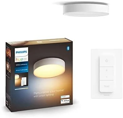 Philips Hue Enrave XL lubinis šviestuvas baltas | 48 W | Baltas Ambiance 2200-6500 | Bluetooth